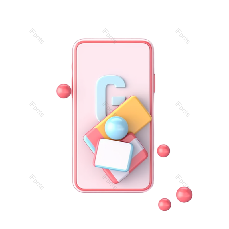 装饰图片,节日元素,卡通PNG,智能手机免抠素材